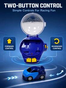 Children's Mini Watch-Style Remote Control Alloy Racing Car Toy, Sensory Toy, Montessori Toy, Game, Children's Racing Car, Boys Toy, Car, Toy, Toy Car, Car - 彩色 - 查看 5