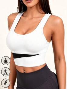 2pcs Women's Bra, Backless Wireless Sports Bra, Suitable For Sports And Fitness Wear - Multicolor - View 6
