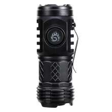 1件裝迷你黑色高亮度LED手電筒，附腰夾，Type-C充電，便攜式手持手電筒，適用於戶外露營、徒步、緊急情況、夜釣、居家日常使用 - 手電筒 - 查看 10