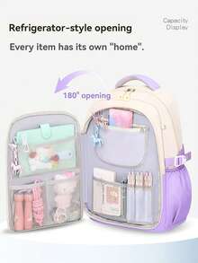 New Student Backpack For Girls, Cute Lightweight Large Capacity Double Shoulder Bag, Multiple Colors - Women's Backpacks - View 5