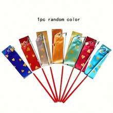 Random Color, 1pc Shiny Gymnastics Ribbon With Rotating Dance Wand - A Colorful Dance Ribbon With Stars, Perfect For Performance, Show And Practice. Made Of High-Quality, Flexible Material. - Multicolor - View 3
