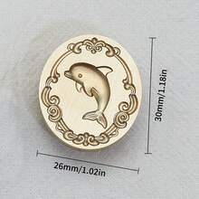 海洋風格系列 3D 浮雕蠟封印章 銅頭 1個 - 適用於情書、邀請函、節日卡片、日記本、剪貼簿裝飾、DIY 手作 - 海洋系列蠟封印章 - 查看 9