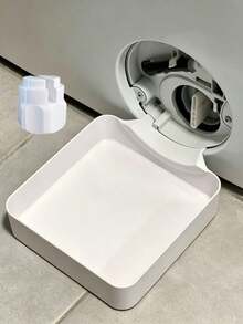 Washing Machine Drain Pipe Unclogger, Lint Filter And Drain Pump Filter Cover Removal Tool - Easy-Open Lid Wrench With Ergonomic Handle - Suitable For Bathroom, Washing Machine And Plumbing Connections - Bathroom Accessories, Home Decor, Tools, Drain Funnel And Storage Tray Set, Washing Machine Drain Pan Set, Reduce Washing Space Overflow Risk, Suitable For Washing Machine Drain And Bathroom, Home And Travel Essential, Bathroom Accessories - Multicolor - View 14
