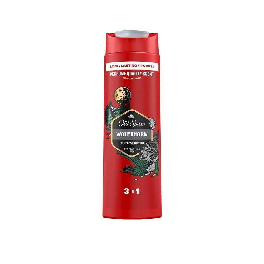 Old Spice Wolfthorn Gel De Banho 3-Em-1 400ml - Body Wash, Citrus Fragrance - Citrus - View 1