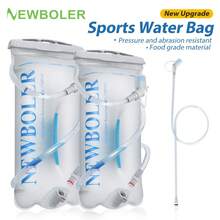 NEWBOLER 2L/3L TPU Water Bladder Water Reservoir Hydration Pack Water Storage Bag Outdoor Sports Running Hydration Vest Backpack - Multicolor - View 2