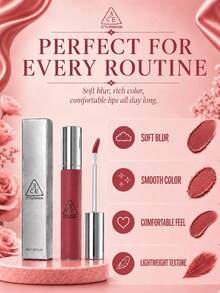 3CE HAZY LIP CLAY#BORN TO FIG 4g，絲滑不拔乾，顯色可疊加，黃皮白皮都適配 - #BORN TO FIG - 查看 10