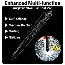 Tactical Pen Aircraft Aluminum Pen With Glass Breaker Writing Multifunctional Survival Tool - Multicolor - View 2