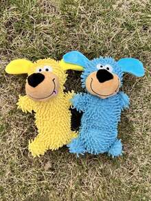 Squeaky Dog Toy, Mop-Shaped Toy, Vibrates And Makes Sound, Blue Self-Entertainment Boredom Relief Toy, Durable And Wear-Resistant, Suitable For Small Dogs Pet Supplies (1/2 Pcs) - Multicolor - View 15