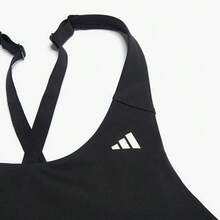 Adidas Comprehensive Training U-Neck Sports Bra, All-Season Women's Yoga Fitness Workout Bra IT6693 - Black/white - View 2