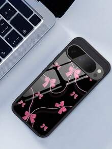 1件高畫質緞面蝴蝶結強化玻璃手機殼，相容 10、9、8、7 以及 Galaxy S26、S25、S24、S23、S22、A07、A56、A16 和 A06。特色包括保護性蝴蝶結設計、耐用外殼與極簡風格，非常適合夏天。這款高品質手機殼是送給朋友、同學、愛人或自己的絕佳日常禮物。 - 黑色 - 查看 2
