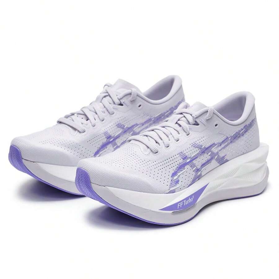 Asics Women Running Shoes - 灰紫色 - 查看 1