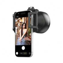 APEXEL 50mm 人像鏡頭適用於 iPhone 與智慧型手機 | 4K HD 望遠相機鏡頭，適用於手機攝影 | 通用夾式套件，適用於所有手機 [不含濾鏡] - A - 查看 14
