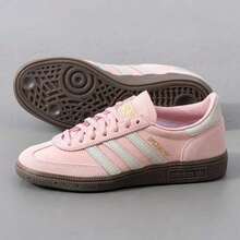 Adidas Originals HANDBALL SPEZIAL Minimalist Versatile Classic Casual Low-Profile Low-Top Sneakers Unisex Pink - Pink - View 3