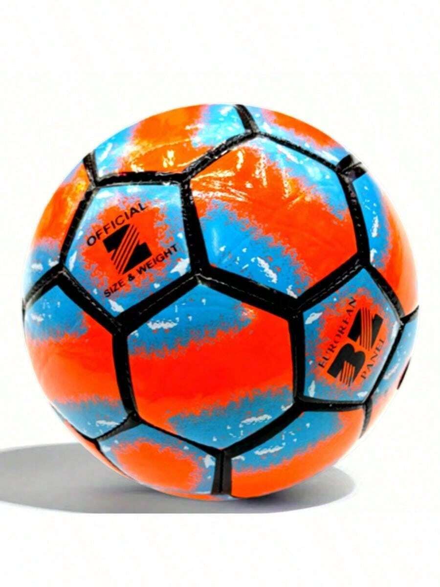 1pc/5pcs Size 2 Pentagram Football, Durable Soccer Ball, Suitable For Outdoor Training And Recreation, Backyard, Park And Beach - Multicolor - View 1