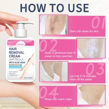 AURANY Krim Penghilang Bulu untuk Wanita, Formula Penghilang Bulu Lembut, Menghilangkan Bulu Kaki, Lengan, dan Ketiak Tanpa Rasa Sakit, Kulit Halus, Cepat Beraksi, Tanpa Benjolan Akibat Pisau Cukur, Rutinitas Perawatan Harian, Dapat Digunakan pada Kaki, Lengan, dan Tubuh, Cocok untuk Semua Jenis Kulit, Aman untuk Kulit Sensitif, 200g - Krim - View 6