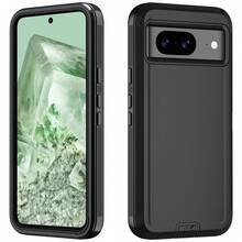 Casing Ponsel Pelindung Tugas Berat 3-in-1 [Tahan Guncangan][Tahan Jatuh][Anti Selip] Casing Ponsel Pelindung Multi-Lapisan Memberikan Perlindungan Kuat untuk Perangkat Seluler Anda - Hitam - View 32