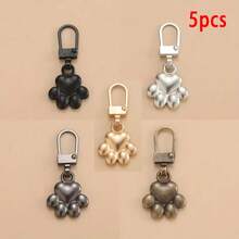 3/5pcs Cat Ball Metal Zipper Pulls, Detachable Replacement Parts For Clothing, Bags, Jackets, Zipper Repair Tool - Multiple Styles - View 14