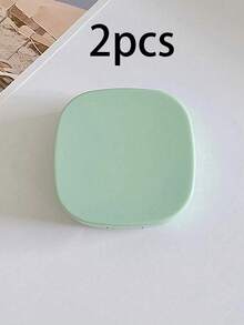1 Set Compact Storage Solution: Fashionable Storage Box (With Built-In Mirror), High-Quality Tweezers, Practical Tools, And Mini Travel Bottles - Multicolor - View 25