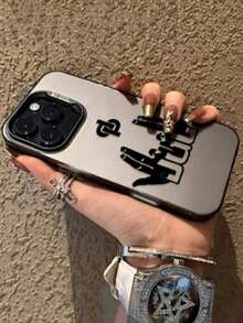 街頭嘻哈手勢符號 Rapper JuL C'est Pas Des Lol 印花黑色手機殼，防震磨砂背蓋，全方位保護硬殼手機殼，耐用日常使用 - 彩色 - 查看 14