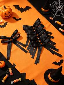 50/30PCS/5pcs Halloween Ribbon Bows For Flower Gift Wrapping, Balloons And Various Decorations, Handmade Sewing Accessories Bows, DIY Jewelry Hair Accessories - Ribbon Bow - View 20