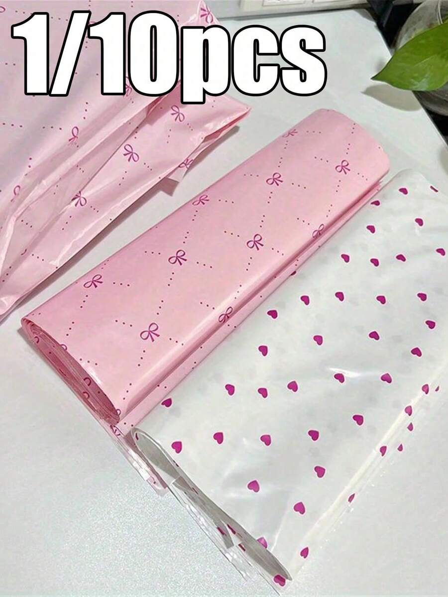 Thickened 12-Strand Pink Series Courier Bags, Packaging Bags, Courier Bags - Multicolor - View 1