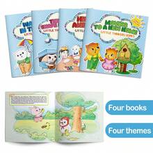English Kids Books, Educational Puzzle Picture Book Series Set, Children's Spatial Awareness Learning Books, Preschool Early Learning Activity Books, Shapes Position Direction Visual Perception, Brain Training, Gift For Boys Girls Ages 3-6 - Puzzle Space Cognitive Picture Book - View 3