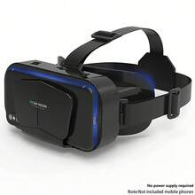 Virtual Reality VR Head-Mounted 3D Lens Wearable Device, With VR, Suitable For TV, Movies And Video Games, Compatible With IOS And Android Systems, Supports 4.5-7 Inch Screens. - View 2