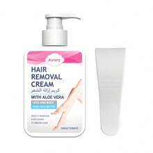 AURANY Krim Penghilang Bulu untuk Wanita, Formula Penghilang Bulu Lembut, Menghilangkan Bulu Kaki, Lengan, dan Ketiak Tanpa Rasa Sakit, Kulit Halus, Cepat Beraksi, Tanpa Benjolan Akibat Pisau Cukur, Rutinitas Perawatan Harian, Dapat Digunakan pada Kaki, Lengan, dan Tubuh, Cocok untuk Semua Jenis Kulit, Aman untuk Kulit Sensitif, 200g - Krim - View 8