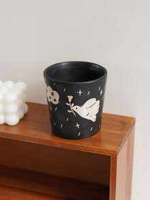 1pc 310ml Bird Ceramic Mug, "Spring Dove" Design, Perfect For Coffee; Ideal Home Decor And Tableware, Cafe Latte Art Mug, Tea Cup, Gift And Holiday Decoration - Multicolor - View 4