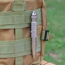 Tactical Pen Aircraft Aluminum Pen With Glass Breaker Writing Multifunctional Survival Tool - Multicolor - View 9