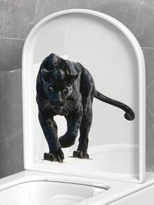 Wind Realistic Animal Series Wall Stickers, Removable And Traceless Self-Adhesive Waterproof Stickers, Gorilla Bathroom Sticker, Fridge Makeover Sticker, Elephant Green Plant Living Room Soft Decoration - Wall Stickers - View 6