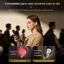 Cubot Buds 3a Bluetooth 6.0 Wireless In-Ear Headphones, IPX4, Compatible With Android And IOS, Silver White - View 5