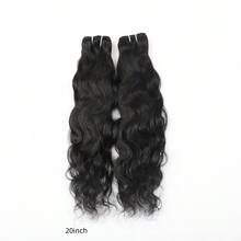 2PCS Natural Wave Bundles Human Hair Natural Hair Extensions Human Hair Weave Bundles Natural Color Can Be Dyed - Natural Black - View 23