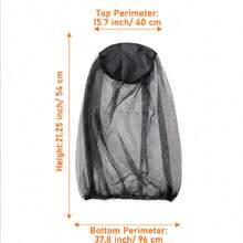 Outdoor Adventure Practical Detachable Mosquito Head Net Hat, Ultra-Fine Breathable Mesh With Wide Brim Sun Hat Base, Insect Bee Bug Face Veil, Suitable For Fishing Camping Hiking Jungle Exploration - A - View 2