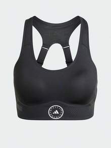 Adidas Women's Comfortable All-Season Training Yoga Sports Fitness Adjustable Strap Sports Bra IT9380 - Black - View 1
