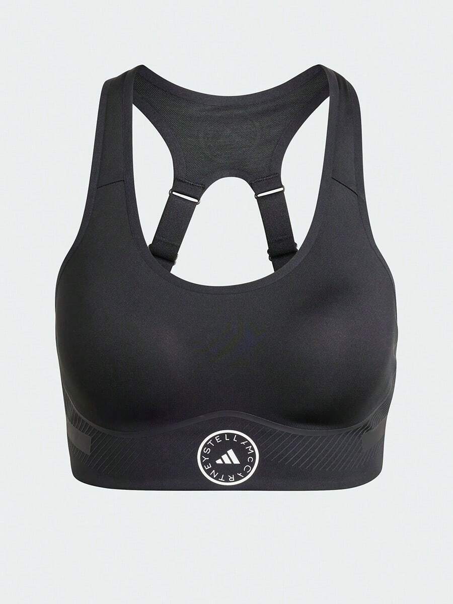 Adidas Women's Comfortable All-Season Training Yoga Sports Fitness Adjustable Strap Sports Bra IT9380 - Black - View 1