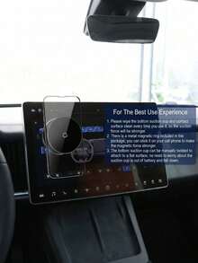 360° Rotating Magnetic Car Phone Holder, Adjustable Vacuum Magnetic Phone Mount, Rotating Vacuum Suction Cup No Glue Needed, Suitable For Car/Gym/Mirror/Smooth Surface Hands-Free Installation, Compatible With All Smartphones - Multicolor - View 4