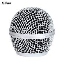 1pc Metal Steel Mesh Microphone Replacement Grille Grill Head Ball For SM58 Beta58 Wired Wireless Handheld Professional Party Mic Accessories - one-size - View 16