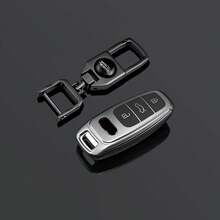 新款 TPU 車鑰匙保護套 適用於 Audi A3 A6 A7 4K A8 E-Tron Q5 Q8 C8 D5 SQ8 2018 2019 保護鑰匙殼 汽車配件 - A款 - 查看 7
