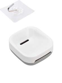 Plastic Toothbrush Holder For Bathroom Detachable 3 Slots Anti-Slip Electric Toothbrush And Toothpaste Organizer Caddy Lightweight Freestanding Bedroom Nursery Bathroom Storage Rack For Bathroom Vanity Home Bathroom Decor Fall Decor Back To School - Grey - View 7