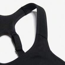 Adidas Women's Comfortable All-Season Training Yoga Sports Fitness Adjustable Strap Sports Bra IT9380 - Black - View 3