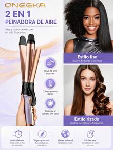 Hair Curling Irons - Purple - View 1