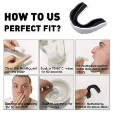 1pc Mouthguard For Football, Basketball, MMA And Boxing - EVA Dual-Layer Gel Material, Comes With Hard Protective Case, Multi-Color Options, Breathable And Comfortable - Multicolor - View 13