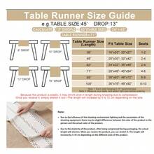 1 buah Taplak Meja Tekstur Wafel Warna Beige, Dekorasi Meja Panjang Bergaya Rumah Pedesaan dengan Hiasan Rumbai, Cocok untuk Dekorasi Meja Makan, Sarapan di Dapur, Acara Keluarga, dan Pesta Santai di Teras, Sesuai dengan Interior Rumah Bergaya Pedesaan - Krem - View 7