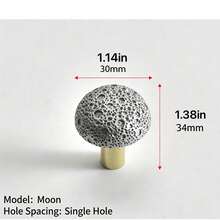 1pc Creative Cartoon Planet Single Hole Drawer Handle, Kids Room Decor For Wardrobe, Bookshelf, Shoe Cabinet, Small Pull Handle, Perfect For Closet Doors, Luxury Home Decor | Elegant Cabinet Knob - single hole - View 13