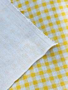 Charming Yellow & White Plaid Rectangular Picnic Mat, Foldable Lightweight Outdoor Beach Mat, Suitable For Weddings, Garden Parties, Camping Trips, Daily Table Decor, Photography Background, Picnic Accessories, Rama Home Style - Multiple Styles - View 10