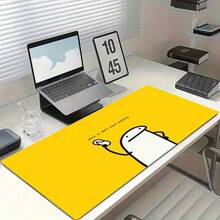 Minimalist Cute Pattern Extra Long Gaming Mouse Pad And Desk Mat Set, Non-Slip Durable Rubber Base, Smooth Responsive Surface, Suitable For PC Laptop Office Home, Abstract Art Desktop Decor, Back To School Supplies - A - View 4