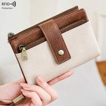 RFID Blocking Women Wallet Pu Leather Large Capacity Hasp Zipper Credit Card Holder Wallets Purse For Female,Women's Wallet - Multicolor - View 10