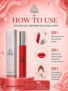 3CE HAZY LIP CLAY#WHIP RED 4g，絲滑不拔乾，顯色可疊加，黃皮白皮都適配 - #WHIP RED - 查看 11