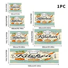 1 buah Alas Pengering Piring, Alas Mesin Kopi, Alas Peralatan Makan Pola Dapur Gaya Vintage Ins, Alas Dekorasi Dapur Kreatif, Aksesori Dapur Rumah Vintage, Alas Pengering Serbaguna untuk Meja, Alas Pelindung Meja Ruangan, Hadiah Liburan, Dekorasi Dapur - XYLSD700 - View 8